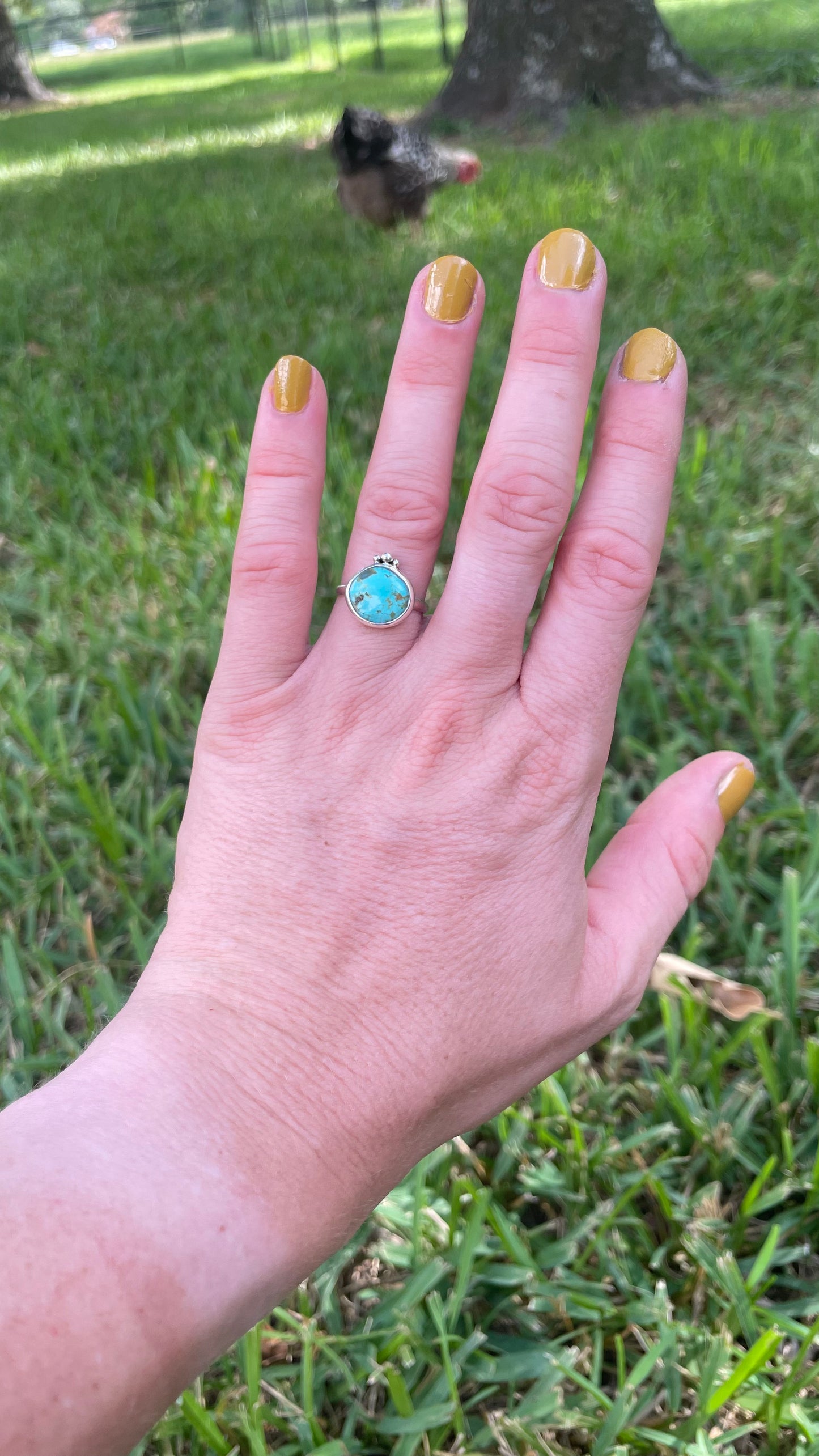 Turquoise ring- size 6